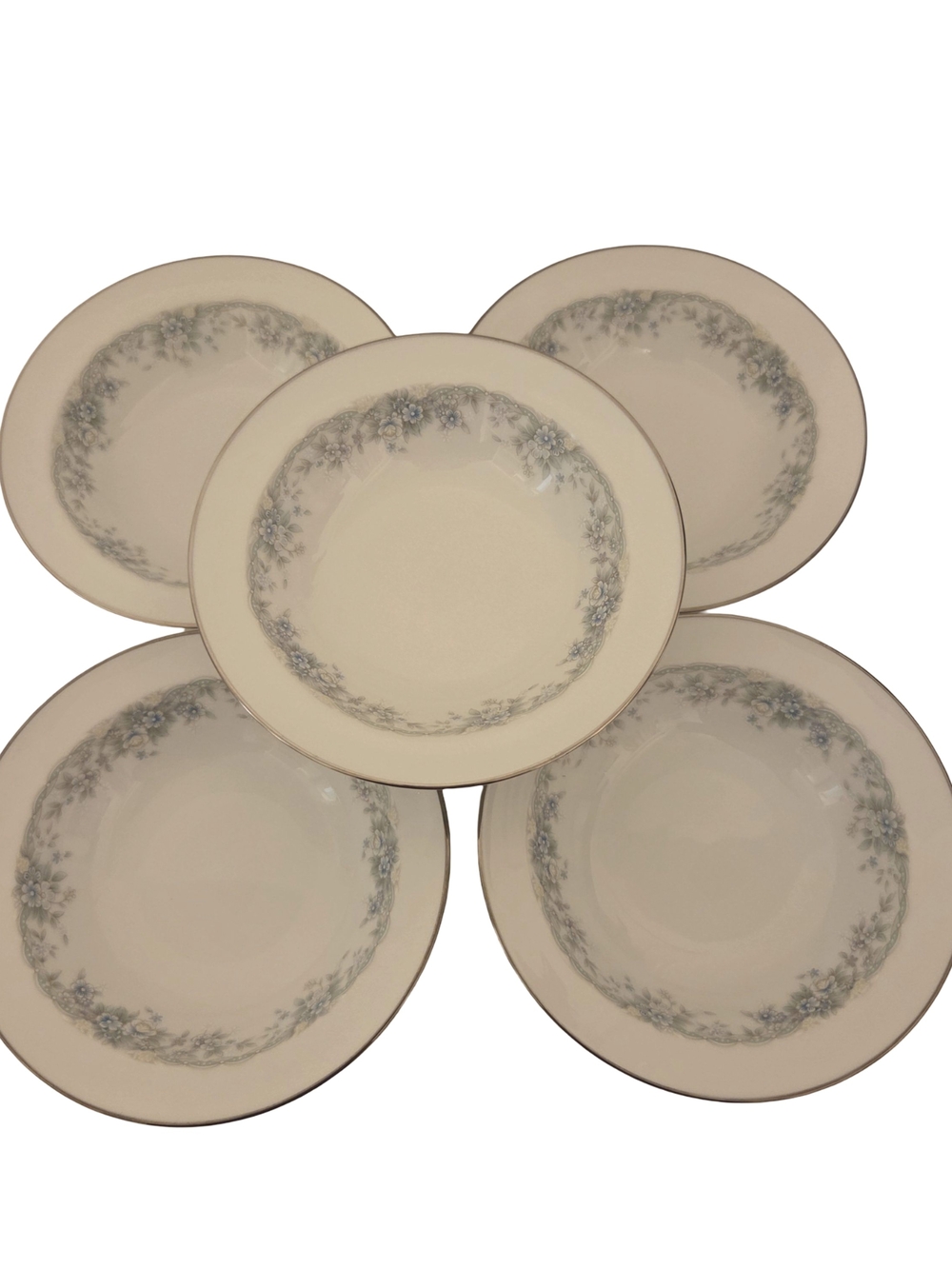 Noritake Ireland Cream Soup Bowls Limerick#3065 Set Of 5